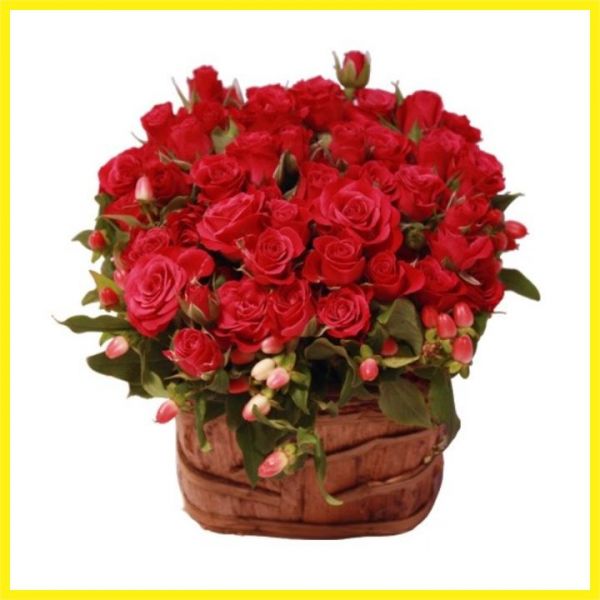 Arranjo de Flores  Vermelhas